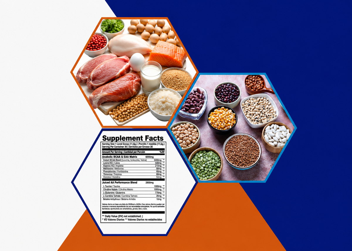 Determinación de perfil de aminoácidos en alimentos proteicos, legumbres y suplementos