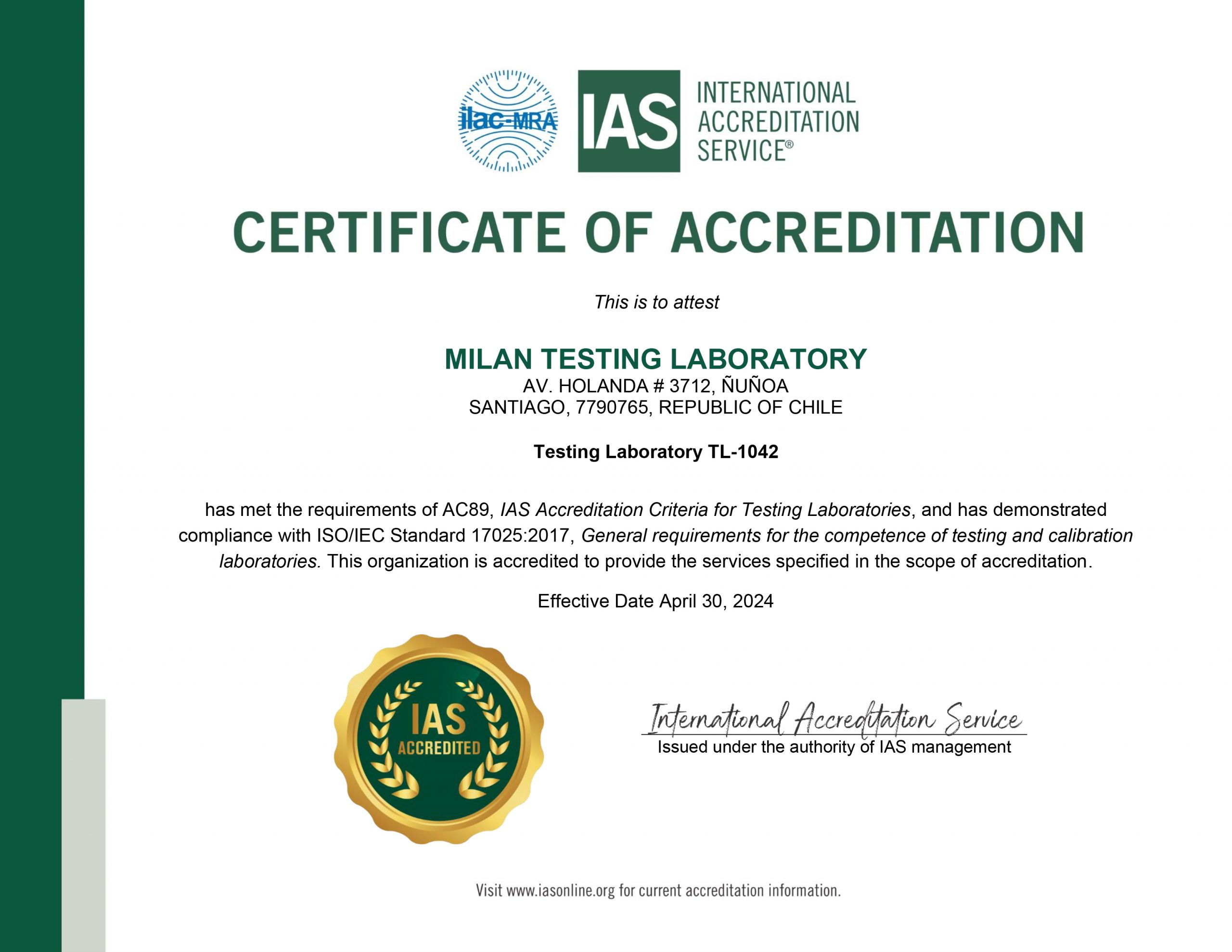 TL-1042 Cert New 2024-1